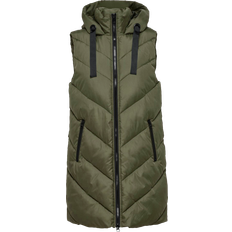 Lang Vesten JdY Skylar Bodywarmer - Olijfgroen