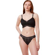 Donna - Floreale Reggiseni Triumph Reggiseno Senza Ferretto Donna - Nero