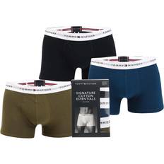 Tommy Hilfiger Stretch Men's Underwear Tommy Hilfiger Pack Signature Cotton Essentials Trunks Black/Blue/Green