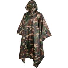 Capes & Ponchos Brandit Poncho Ripstop woodland Tarnfarbe