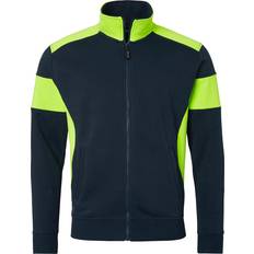 Bomull - L Cardigans Top Swede psvenske 223 Navy/Fluoresant Yellow, Stk