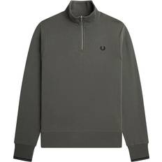 Fred Perry Truien Fred Perry Half Zip Sweatshirt - Groente