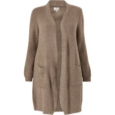 Brune - Dame Cardigans Only Carmakoma Kardigan carJade LS Cardigan Knt Brun 46/48