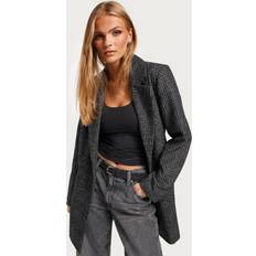 Herre - Svarte Dressjakker Vila Blazer Wool Blazer Jacket Svart