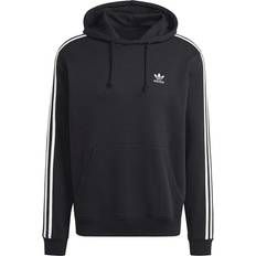 adidas Men's Stripe Hoodie Black