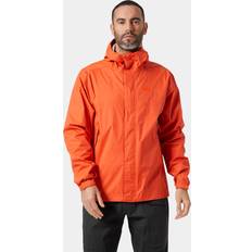 Herr - Orange - Skidor Jackor Helly Hansen Men's Loke Waterproof Huvförsedd Jacka Orange