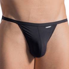 Men - Microfiber Knickers Olaf Benz Rio Tanga Brief - Black