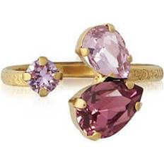 Caroline Svedbom Gråa Ringar Caroline Svedbom Alisia Ring Violet Combo