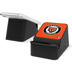 Keyscaper Detroit Tigers 5-Watt Solid Cooperstown Design Wireless Charging Station and Bluetooth Speaker