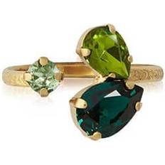 Caroline Svedbom Gråa Ringar Caroline Svedbom Alisia Ring Green Combo