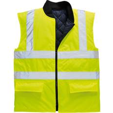Warning Protection Reversible Vest - Yellow