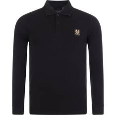 Belstaff Mies T-paidat Belstaff Long Sleeve Polo - Black