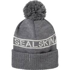 Sealskinz Accessories Sealskinz Unisex Unisex Heacham Bobble Hat Grey Hats