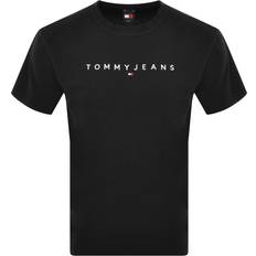 Tommy Jeans Classic Linear Logo T Shirt Black