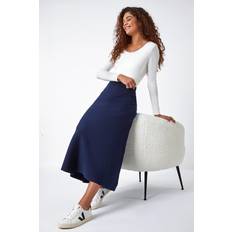 Roman Plain Knitted Midi Skirt