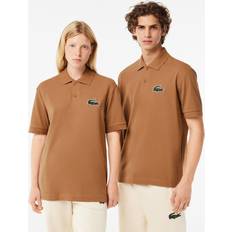 Organic Fabric Polo Shirts Lacoste DO Croc 80'S Cotton-Piqué Polo Shirt Brown