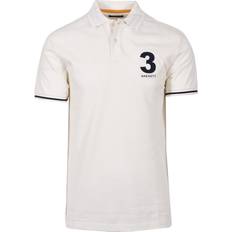 Hackett London Men's Heritage Number Polo Shirt White