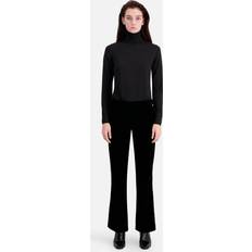 Terciopelo Pantalones The Kooples Black Velvet Suit Trousers