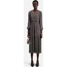 Long Dresses The Kooples Long Silver Dress