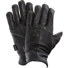 Cuir Gants et Moufles Floso Mens Thinsulate Lined Leather Gloves - Noir