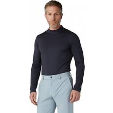 Black - Golf Clothing Callaway Crew Neck Base Layer Ebony Heather