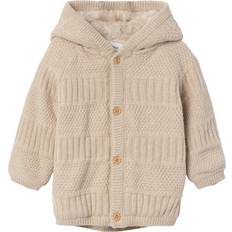 Bambino Cardigan Name It Outdoor Giacca Nbnosolle Peyote Melange - Beige