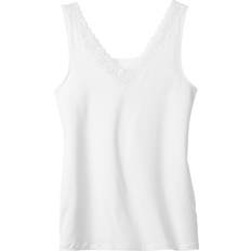 Tops Calida Natural Comfort Lace Tank Top - Katoen