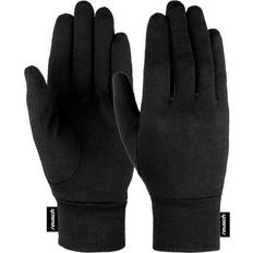 Merinowolle Handschuhe reusch Merino Wool Conductive Fingerhandschuhe schwarz