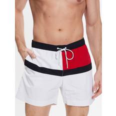 Tommy Hilfiger S Badeanzüge Tommy Hilfiger DRAWSTRING Badehose Herren weiß