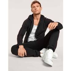 Calida Man Broeken & Shorts Calida Basic Lounge Pants - Zwart Katoen