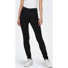 Roze - Vrouw Spijkerbroeken Only Onlrose Skinny Fit Jeans - Black Denim