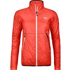 Orange - Skifahren Bekleidung Ortovox Damen Swisswool Piz Vial Jacke pink