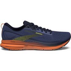 Brooks Men Sneakers Brooks Trace Iris/Red Orange/Sulphur Men's Shoes Black