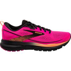 Foam - Women Running Shoes Brooks Trace 3 W - Pink Glo/Black/Orange