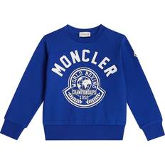 Moncler Sweatshirts Children's Clothing Moncler Enfant Logo Cotton Sweatshirt - Blue