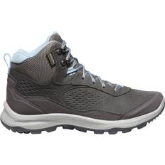 Transparente Zapatillas deportivas Keen Damen Terradora Explorer Mid wasserdicht Wanderstiefel, Stahlgrauer, klarer Himmel