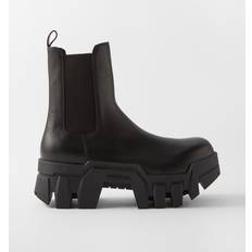 Balenciaga Men Boots Balenciaga Men's Bulldozer Chelsea Boot Black Black