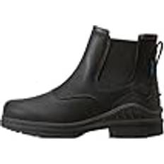 Donna - Senza lacci Scarpe da Equitazione Ariat Barnyard Waterproof Chelsea Boots - Black Leather