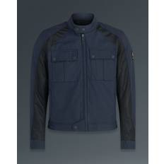 Belstaff Jakker Belstaff Temple Motorcycle Jacket Men's Technical Nylon Dark Navy Dark Navy