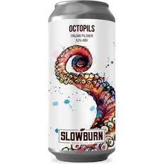 44 cl Lager Slowburn Octopils Italian Pilsner 5.1% 12x44 cl