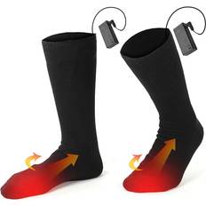 Hunting - Women Underwear CUYT Battery Heated Socks Unisex - Black