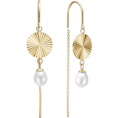 Christina Jewelry Øreringe Christina Jewelry Sparkle Life Earrings - Gold/Pearls