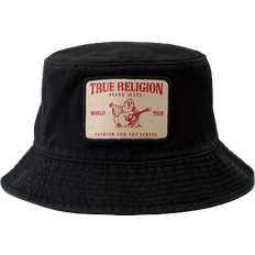 True Religion Logo Bucket Hat - Black