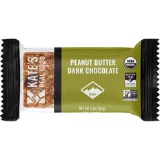 Organic Confectionery & Cookies Kate's Real Food Peanut Butter Dark Chocolate Bars 2.2oz 12pack