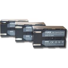 3 Paquet Batteries et Chargeurs VHBW Battery for Samsung SB-LSM80 1200mAh Compatible 3-pack