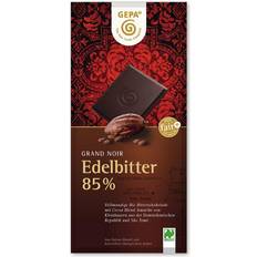 Süßwaren & Kuchen GEPA Organic Dark Chocolate 85% 100g 1Pack