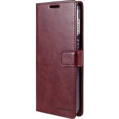 Goospery Mobiletuier Goospery Samsung Galaxy A73 5G GOOSPERY Blue Moon Læder Cover m. Pung Brun