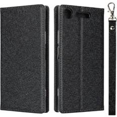 MTK Sony Xperia XZ1 Plånboksfodral Fodral Silk Skin med rem
