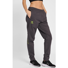 Arancione Pantaloni Hummel Tuta da Jogging Donna in Cotone ON-Grid