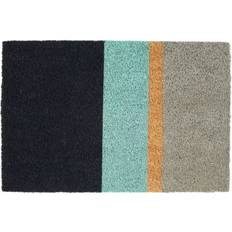 Multicoloured Entrance Mats Premier Housewares JAPANDI STRIPE DARK DOORMAT MADE